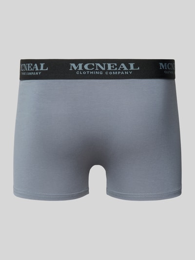 MCNEAL Boxershort met elastische band met logo in een set van 3 stuks Rietgroen - 3