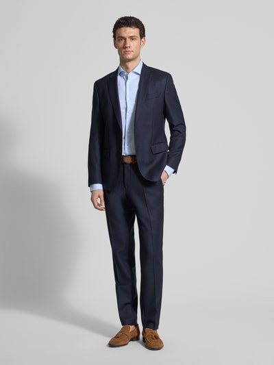 BOSS Koszula casualowa o kroju slim fit z czystej bawełny z bardzo długim rękawem model 'H-HANK-SP' Niebieski 1