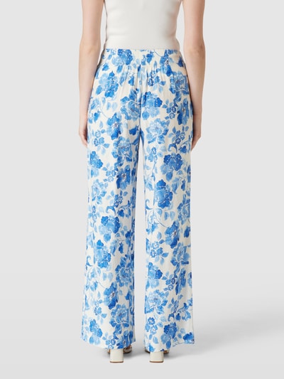 Mango Stoffhose mit Allover-Print Modell 'MILOS' Blau 5