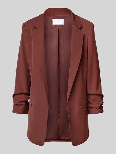 Jake*s Collection Longblazer mit 3/4-Arm Bordeaux 2