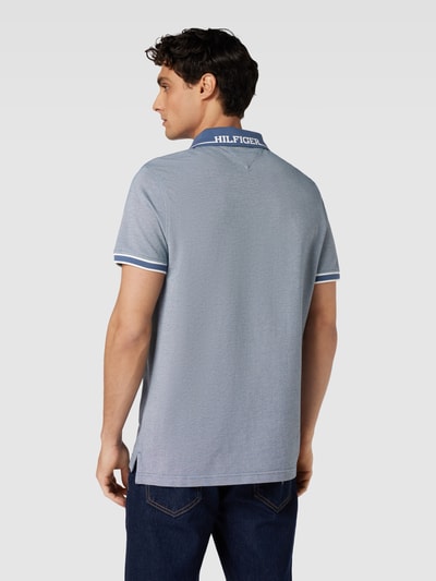 Tommy Hilfiger Poloshirt mit Logo-Stitching Rauchblau 5