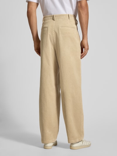 JAKE*S STUDIO MEN Straight Leg Cordhose mit Gesäßtaschen Beige 5