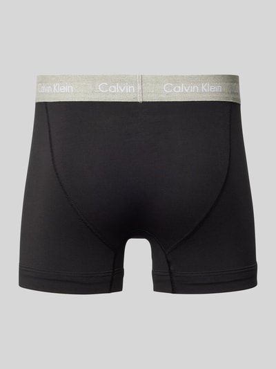 Calvin Klein Underwear Trunks mit Label-Bund im 3er-Pack Black 3