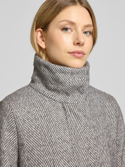 Christian Berg Woman Selection Mantel mit Eingrifftaschen Mittelgrau Melange 3