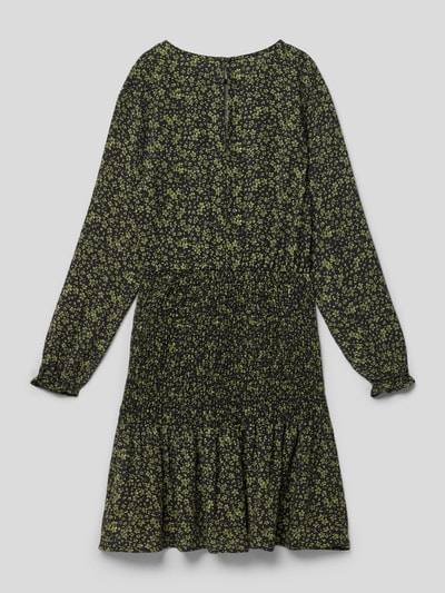 Mango Kleid mit Smok-Detail Modell 'niara' Schwarz 3