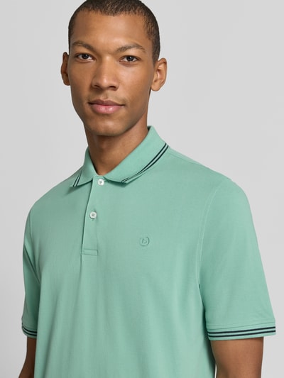 bugatti Polówka o kroju slim fit z naszytym logo Miętowy 3