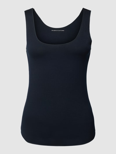 Majestic Filatures Tanktop mit U-Ausschnitt Marine 2