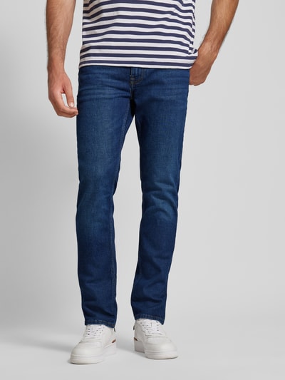 Tommy Hilfiger Straight fit jeans in 5-pocketmodel, model 'DENTON' Blauw - 4