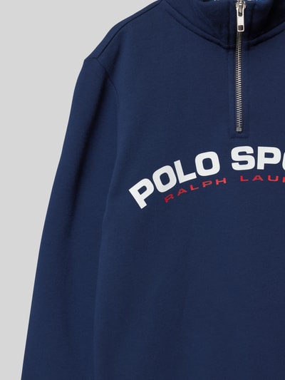 Polo Sport Sweatshirt met ribboorden Marineblauw - 2