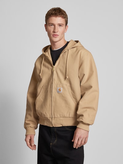 Carhartt Work In Progress Jacke mit Label-Patch Modell 'ACTIVE' Hellbraun 4