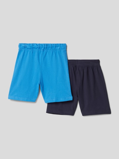 Blue Seven Sweatshorts van katoen in een set van 2 stuks Marineblauw - 3