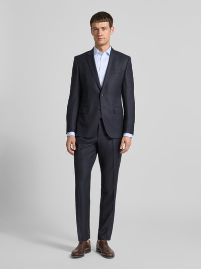 SEIDENSTICKER Koszula biznesowa o kroju slim fit z kołnierzykiem typu kent Błękitny 1