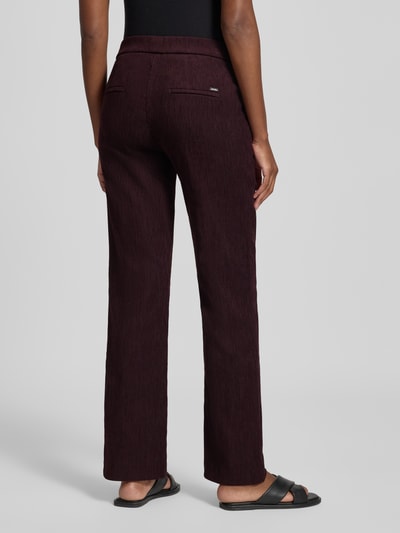 TONI Stoffen broek met elastische band, model 'Jenny' Bordeaux - 5