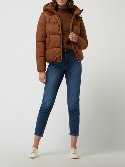 Tom Tailor Denim Steppjacke mit abnehmbarer Kapuze  Rostrot 1