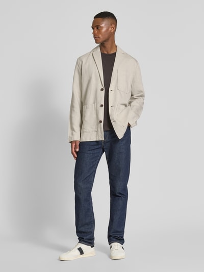 camel active Overshirt met labelpatch en knoopsluiting Beige - 1