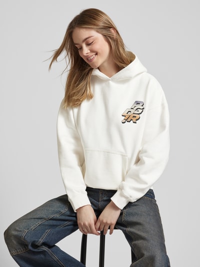 Pegador Oversized hoodie met labelprint, model 'HOWITT' Offwhite - 3