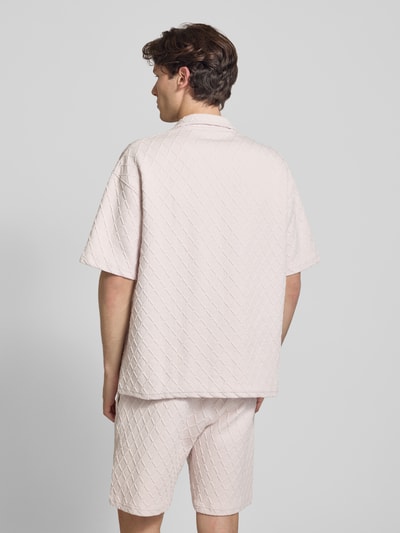PEGADOR Modern Fit Freizeithemd mit Logo-Stitching Modell 'Jovren' Flieder 5