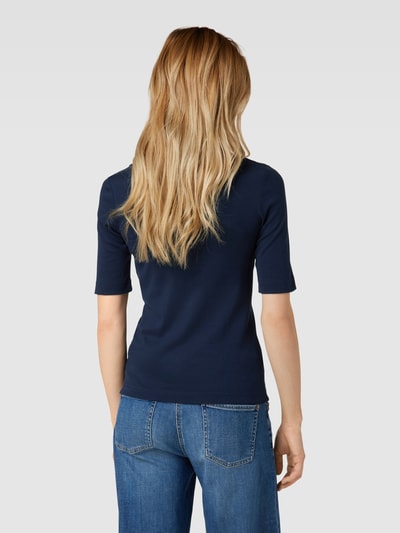 Esprit T-Shirt in unifarbenem Design Marine 5