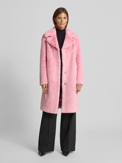 Frieda & Freddies Mantel mit Reverskragen Pink 1