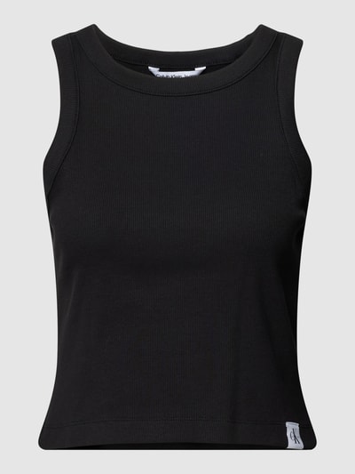 Calvin Klein Jeans Tanktop mit Feinripp Black 2