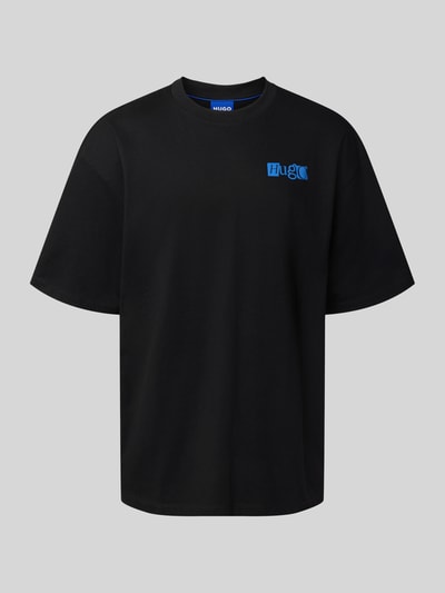 Hugo Blue Regular Fit T-Shirt aus reiner Baumwolle Modell 'NILTE' Black 2