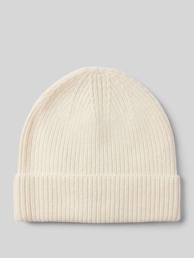 LeGer by Lena Gercke Beanie mit breitem Umschlag Modell 'Lexa' Offwhite 1