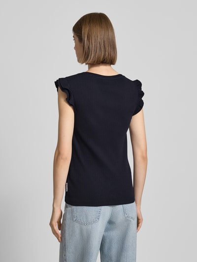 Marc O'Polo Denim Slim fit top van katoenmix Marineblauw - 5