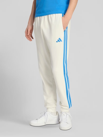 adidas Sportswear Sweatbroek met logodetail van katoenmix Offwhite - 4
