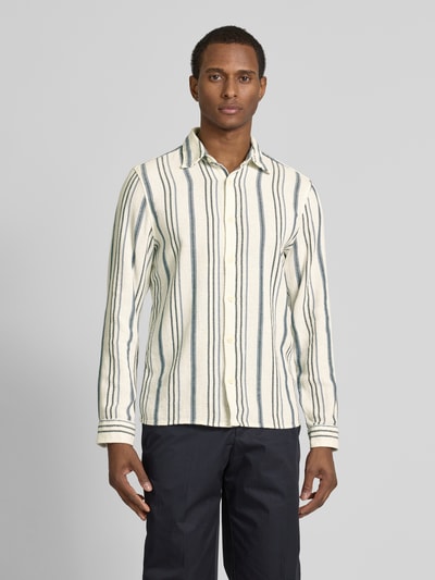 MCNEAL Tailored Fit Freizeithemd mit Kentkragen Dunkelblau 4