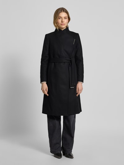 Ted Baker Mantel aus Woll-Mix mit Kaschmir-Anteil Modell 'ROSE' Black 4