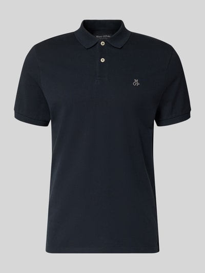 Marc O'Polo Poloshirt mit fein strukturierter Optik Marine 2