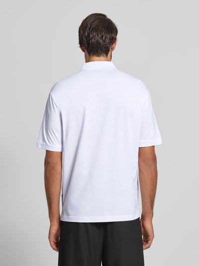 ARMANI EXCHANGE Koszulka polo z krótkim zamkiem błyskawicznym Biały 5