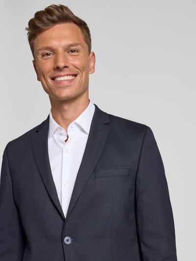 HECHTER PARIS Slim fit pak met 2-knoopscolbert Marineblauw - 3