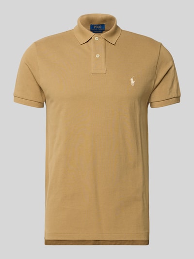 Polo Ralph Lauren Poloshirt mit Label-Stitching Senf 2
