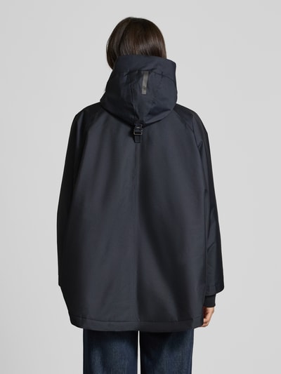 g-lab Relaxte pasvorm jack met capuchon model 'PUUR' Donkerblauw - 5