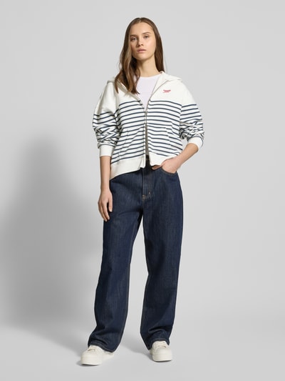 Tommy Jeans Sweatjack met labelstitching Ecru - 1