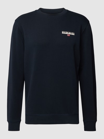 Napapijri Sweatshirt mit Logo-Print Modell 'ICE' Marine 2