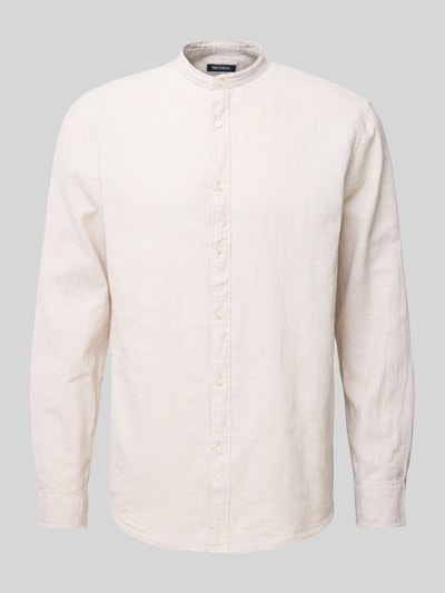 MCNEAL Regular Fit Freizeithemd aus Leinen-Baumwoll-Mix Offwhite 2