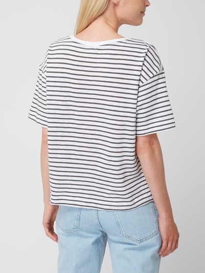 Esprit T-Shirt mit Streifenmuster  Anthrazit 5