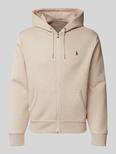 Polo Ralph Lauren Regular Fit Sweatjacke mit Baumwolle Beige 2