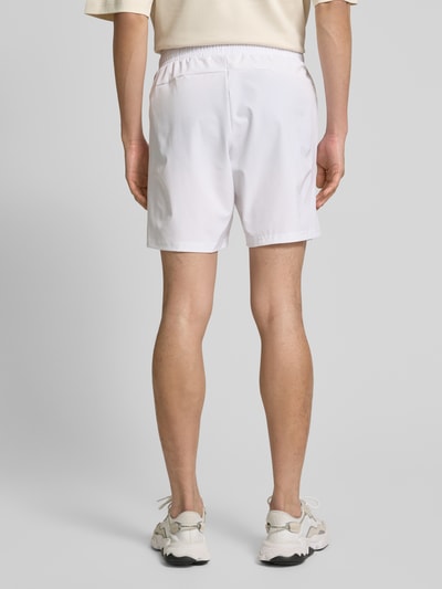 EA7 Emporio Armani Sweatshorts met elastische band Wit - 5