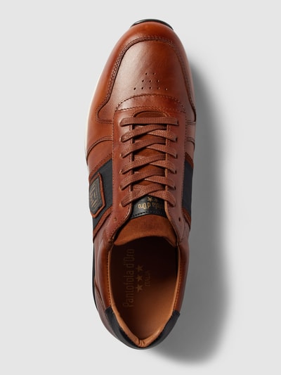 Pantofola dOro Sneakers met labeldetails, model 'SANGANO' Cognac  - 5
