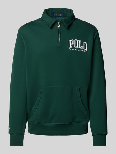 Polo Ralph Lauren Sweatshirt met kangoeroezak Flessengroen - 2