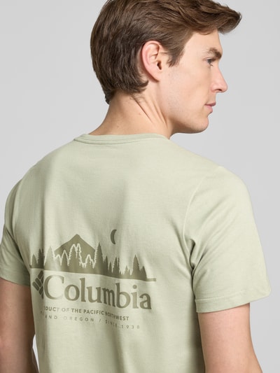 COLUMBIA T-Shirt mit Label-Print Mint 3