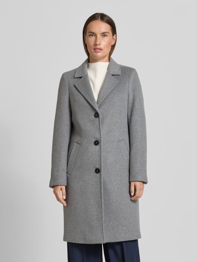 s.Oliver RED LABEL Regular Fit Mantel mit Woll-Anteil Hellgrau Melange 4