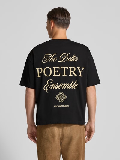 Don´t Waste Culture T-Shirt mit Label-Print Modell 'Aradia' Black 5