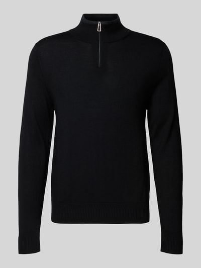 PAUL SMITH Strickpullover mit gerippten Abschlüssen Black 2