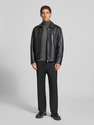 Marc O'Polo Regular Fit Langarmshirt aus reiner Baumwolle Mittelgrau 1