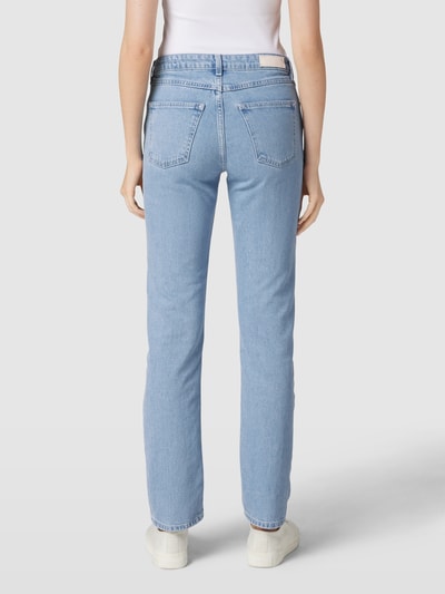 Esprit Straight fit jeans in 5-pocketmodel Lichtblauw - 5