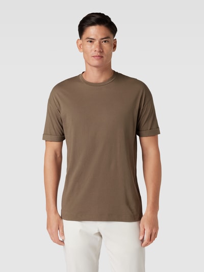 DRYKORN T-Shirt mit überschnittenen Schultern Modell 'THILO' Oliv 4